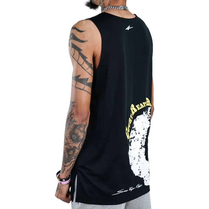 Serious Player Only x COURTREAPER Tank Top Men's Black-3
