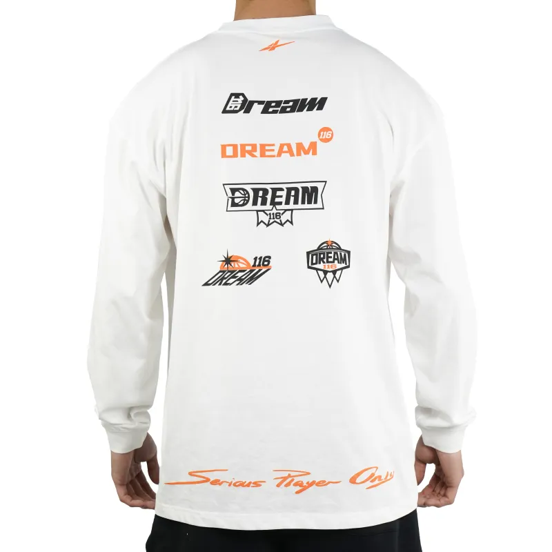 Serious Player Only T Shirt Men's White-3