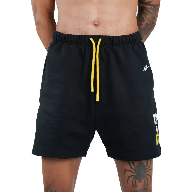 Serious Player Only x COURTREAPER Casual Shorts Men's Black-2