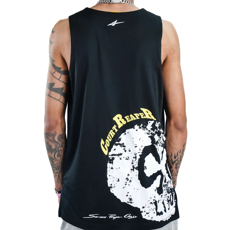 Serious Player Only x COURTREAPER Tank Top Men's Black-4