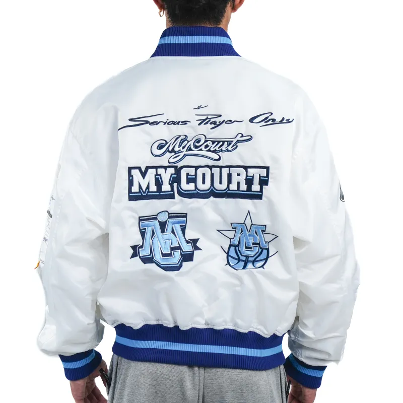 Serious Player Only x MYCOURT Jacket Men's White-5
