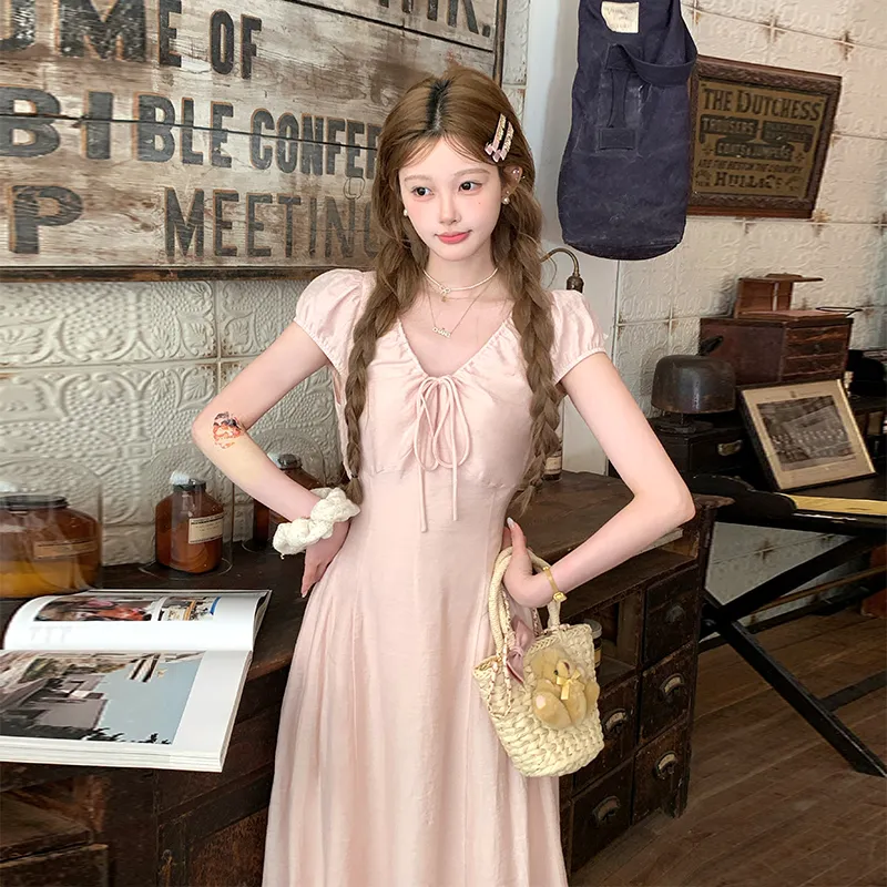ACAINES Short Sleeved Dress Women's-4