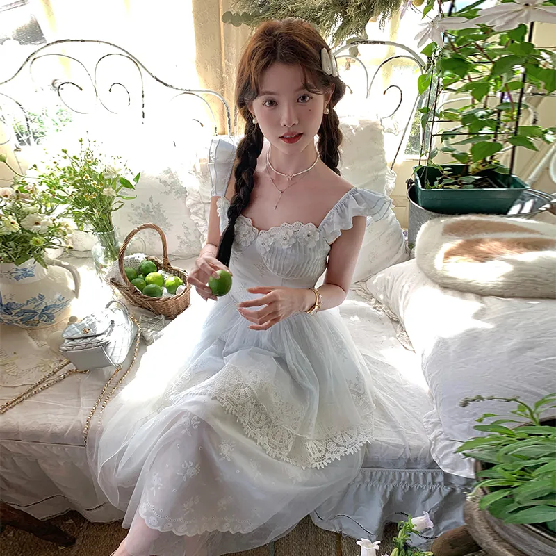 ACAINES Casual Long Skirt Women's White-2