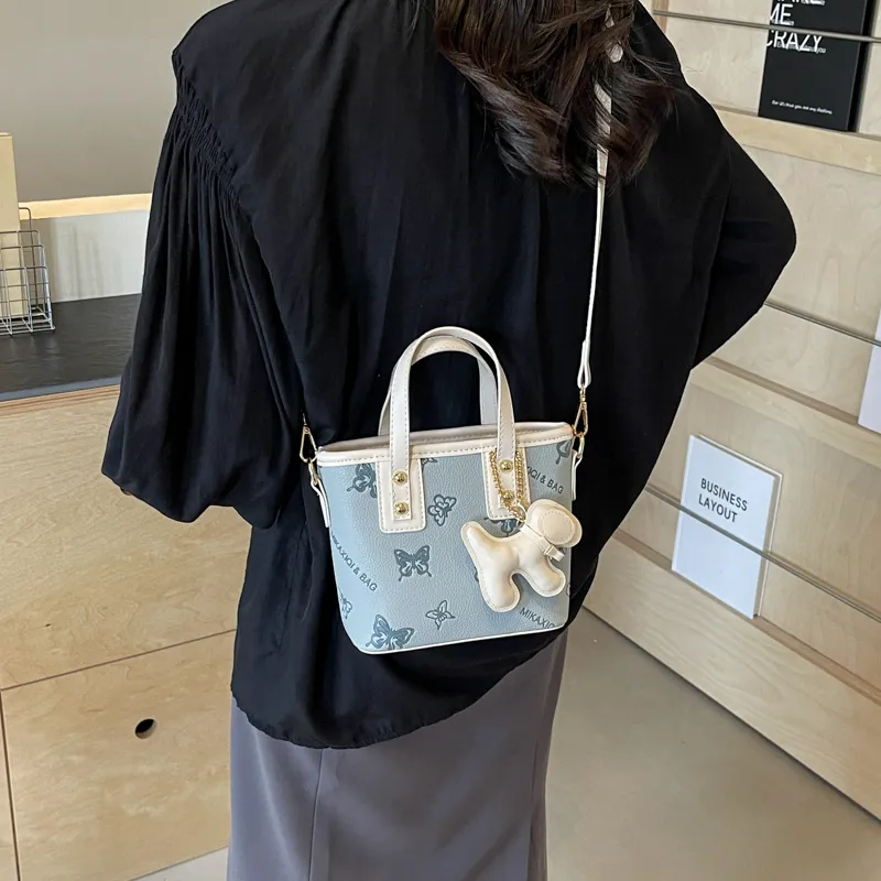 HCXK PU Crossbody Bag Regular Women's Ecru/Black/Blue/Pink-19