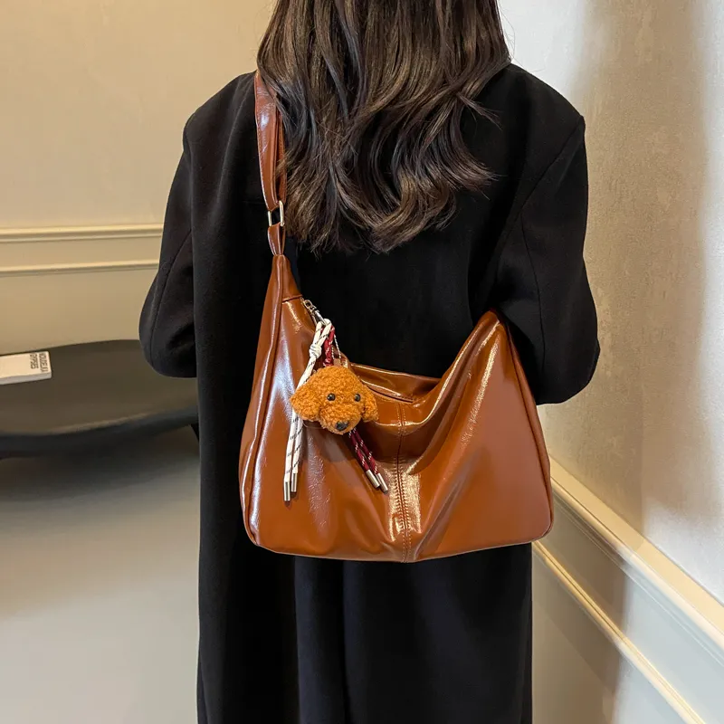 BAODIDAISHU PU Tote Medium Size Women's Mud/Caramel Brown/Black/Coffee-14