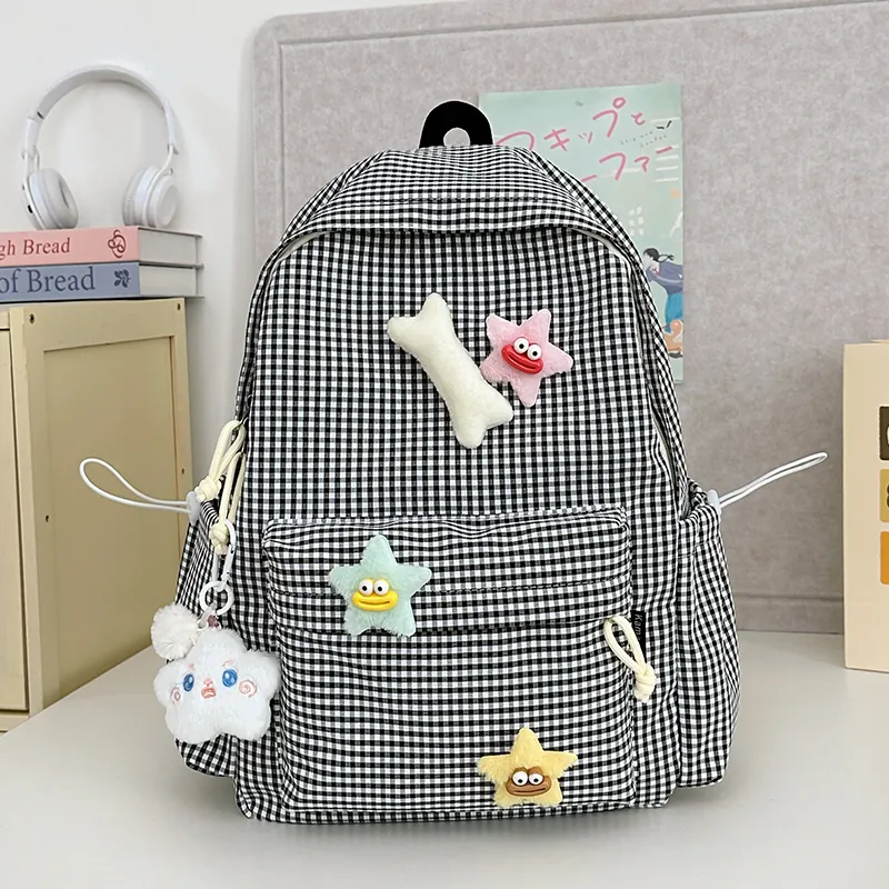 BAODIDAISHU Nylon Backpack Regular Women's Multicolor-27