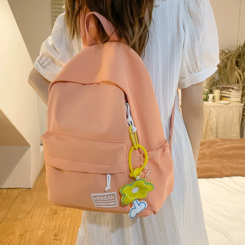 BAODIDAISHU Nylon Backpack Regular Unisex Multicolor-11