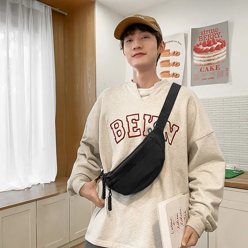 BAODIDAISHU Nylon Sling Bag Regular Unisex Multicolor-6
