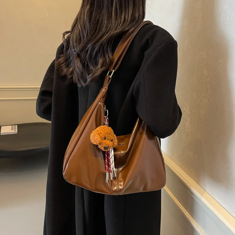 BAODIDAISHU PU Tote Medium Size Women's Mud/Caramel Brown/Black/Coffee-11