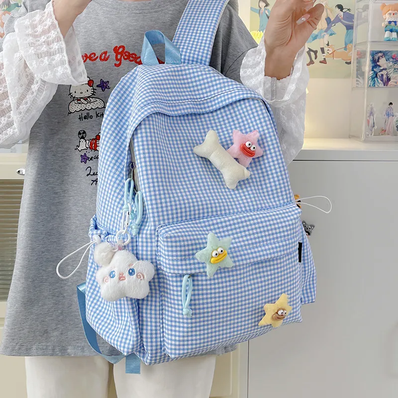 BAODIDAISHU Nylon Backpack Regular Women's Multicolor-18
