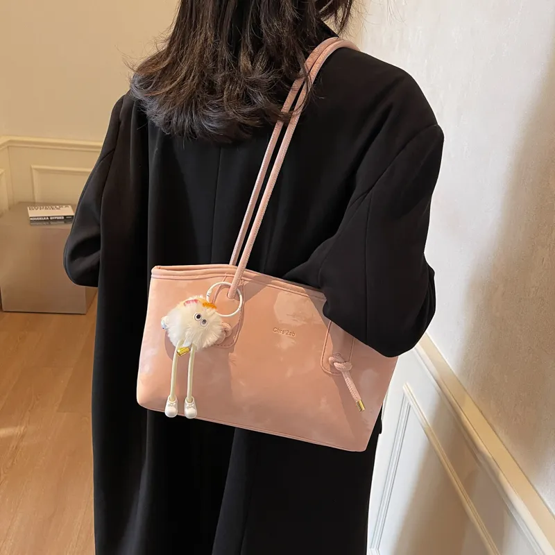 BAODIDAISHU PU Crossbody Shoulder Bags Women's Ecru/Pink/Black/Brown-8