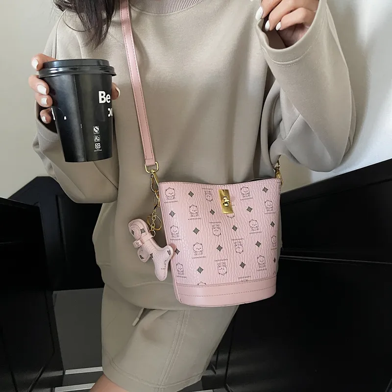 BAODIDAISHU PU Shoulder Bag Crossbody Bag Regular Women's White/Black/Ecru/Pink/Brown-9