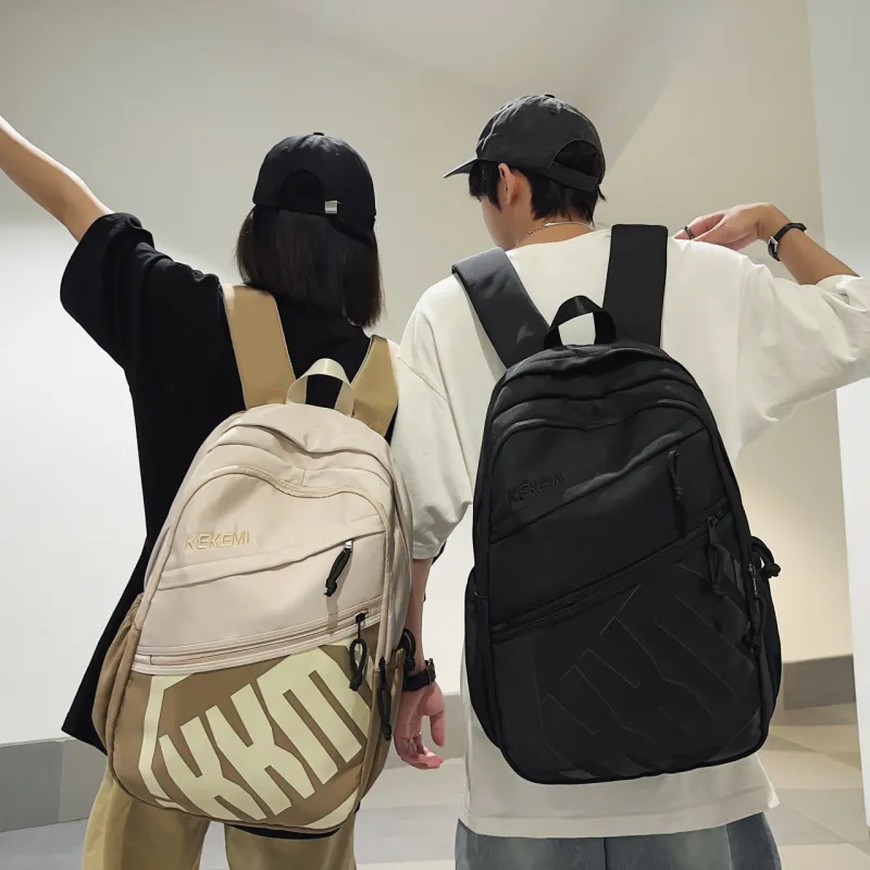 BAODIDAISHU Nylon Backpack Regular Unisex Multicolor-3