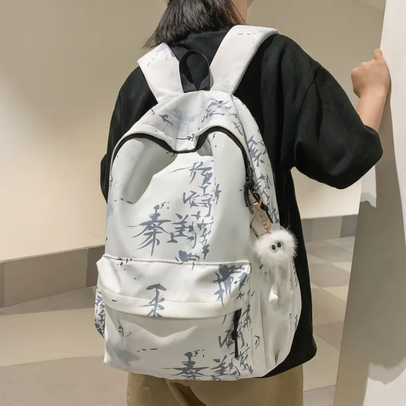 BAODIDAISHU Nylon Backpack Regular Unisex Multicolor-3