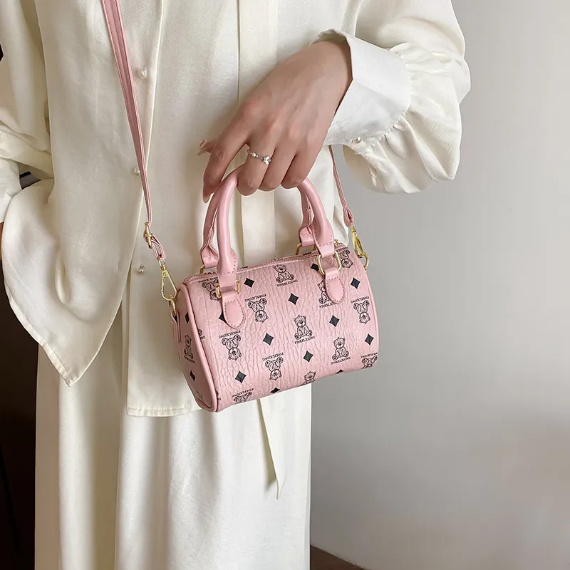 BAODIDAISHU PU Shoulder Bag, Crossbody Bag, Handbag Regular Women's Ivory/Pink/Brown/Pink-14
