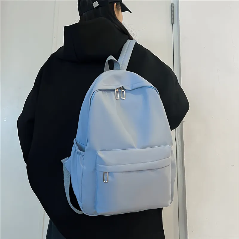 BAODIDAISHU Nylon Fabric Lightweight Backpack Regular Unisex Multicolor-13