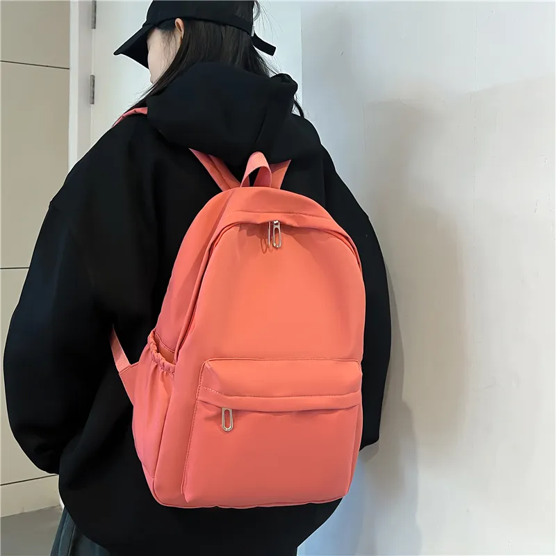 BAODIDAISHU Nylon Fabric Lightweight Backpack Regular Unisex Multicolor-5