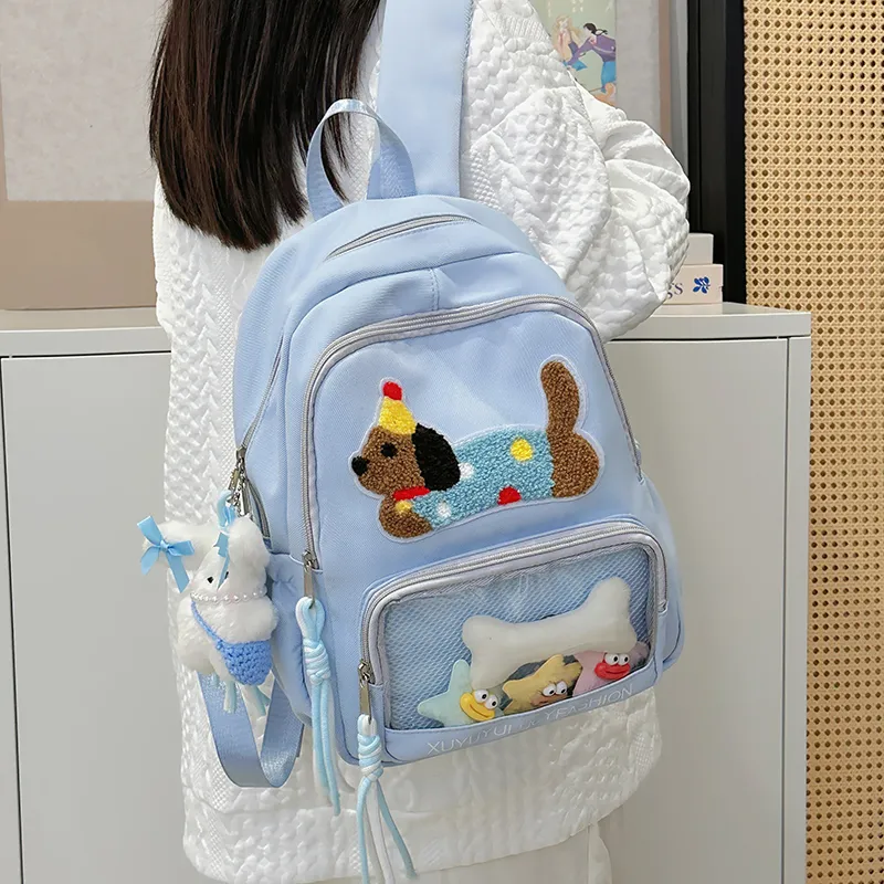 BAODIDAISHU Polyester Backpack Medium Size Women's Multicolor-26