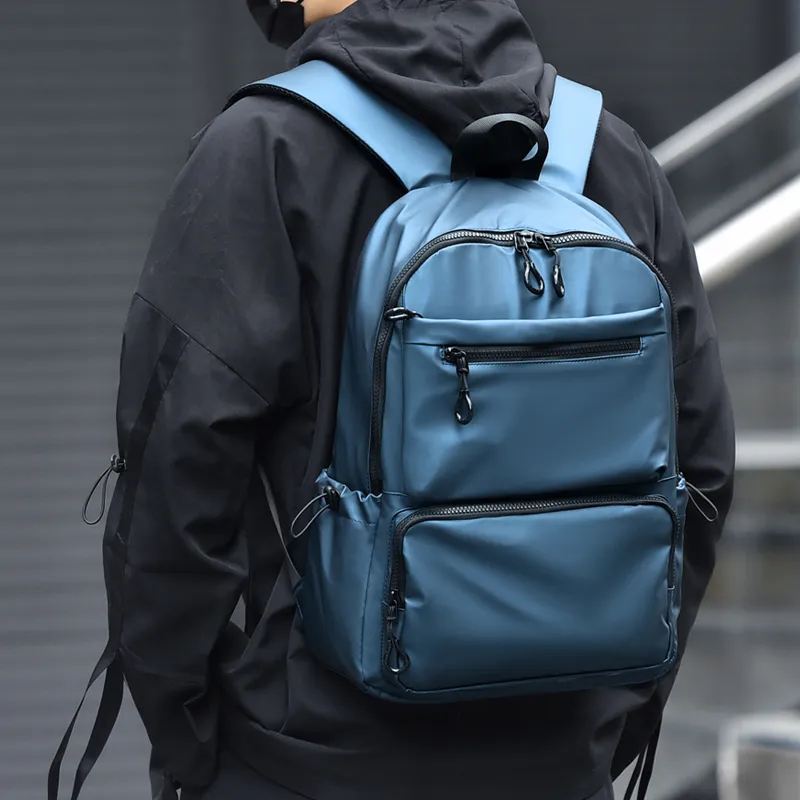 BAODIDAISHU Oxford Backpacks Regular Men's Gray/Black/Blue-23