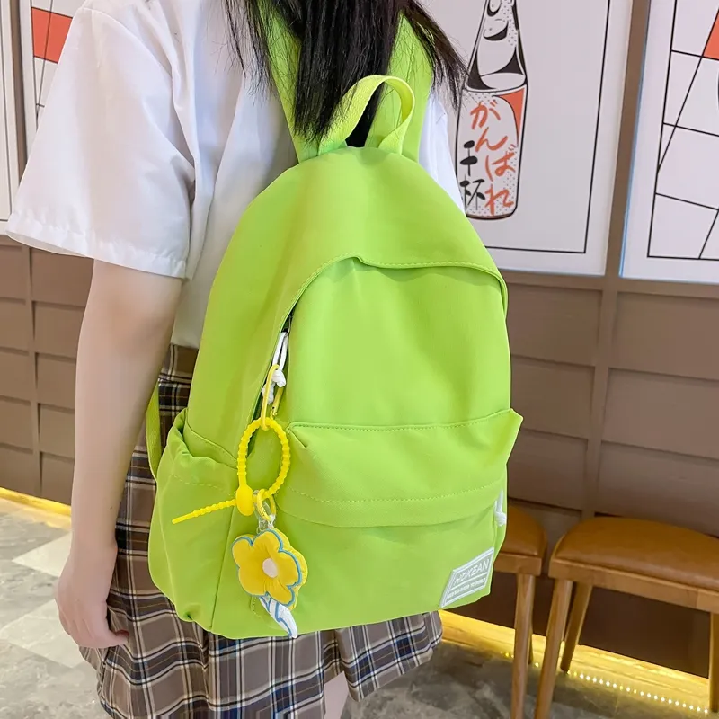 BAODIDAISHU Nylon Backpack Regular Unisex Multicolor-3