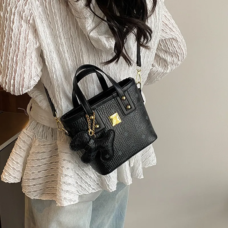 BAODIDAISHU PU Shoulder Bag, Crossbody Bag, Handbag Regular Women's Ivory/Black/Pink/Brown-15