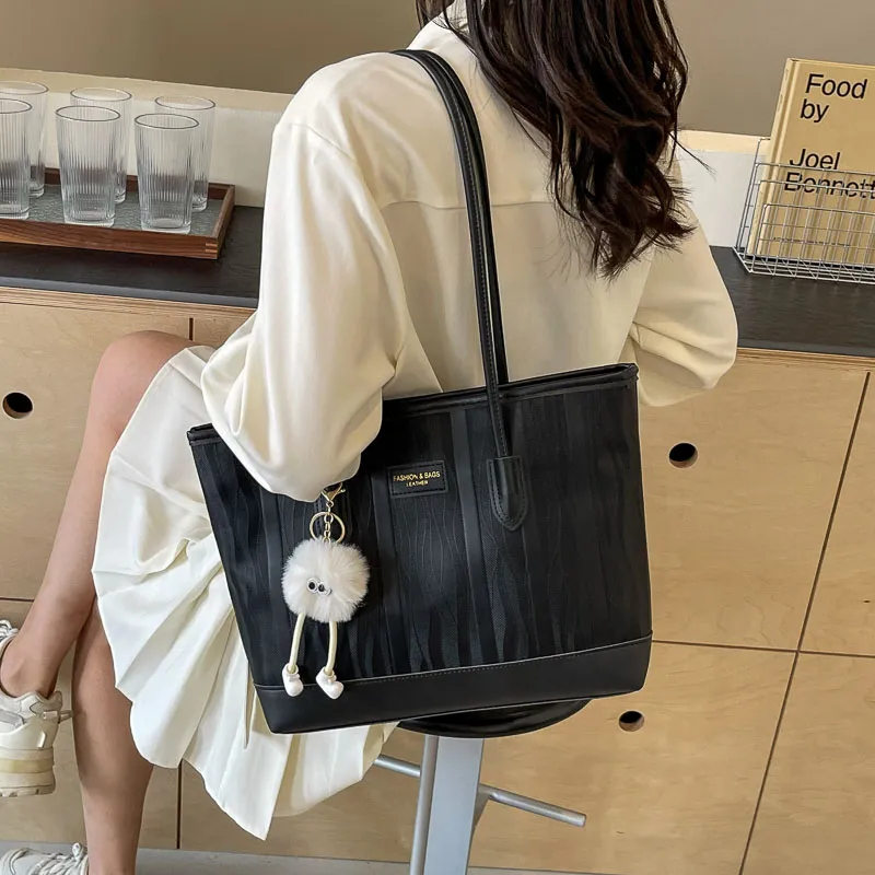 BAODIDAISHU PU Shoulder Bag Tote Handbag Women's White/Pink/Black/Khaki-17