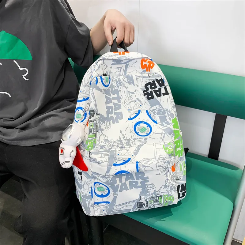 BAODIDAISHU Nylon Backpack Laptop Bag Backpack Unisex Multicolor-12