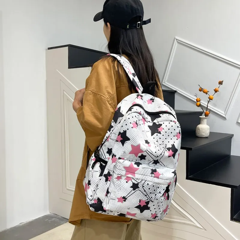 BAODIDAISHU Nylon Backpack Unisex Multicolor-15