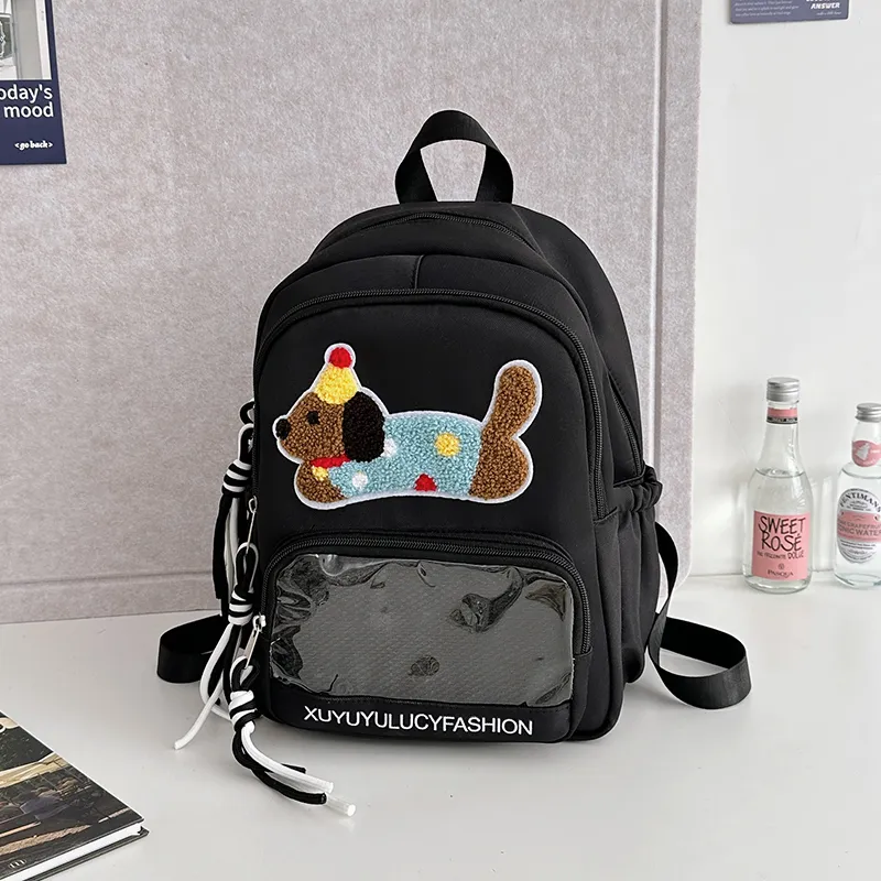 BAODIDAISHU Polyester Backpack Medium Size Women's Multicolor-37