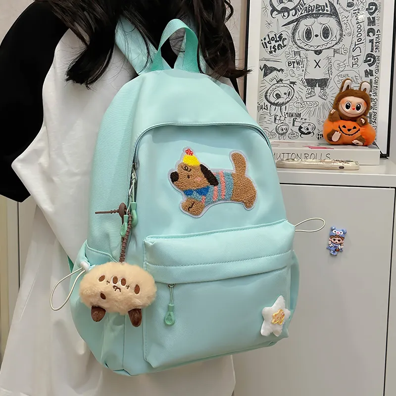 BAODIDAISHU Nylon Backpack Regular Women's Multicolor-29