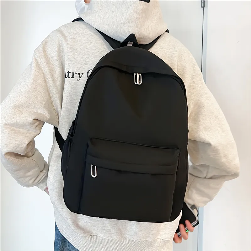 BAODIDAISHU Nylon Fabric Lightweight Backpack Regular Unisex Multicolor-1