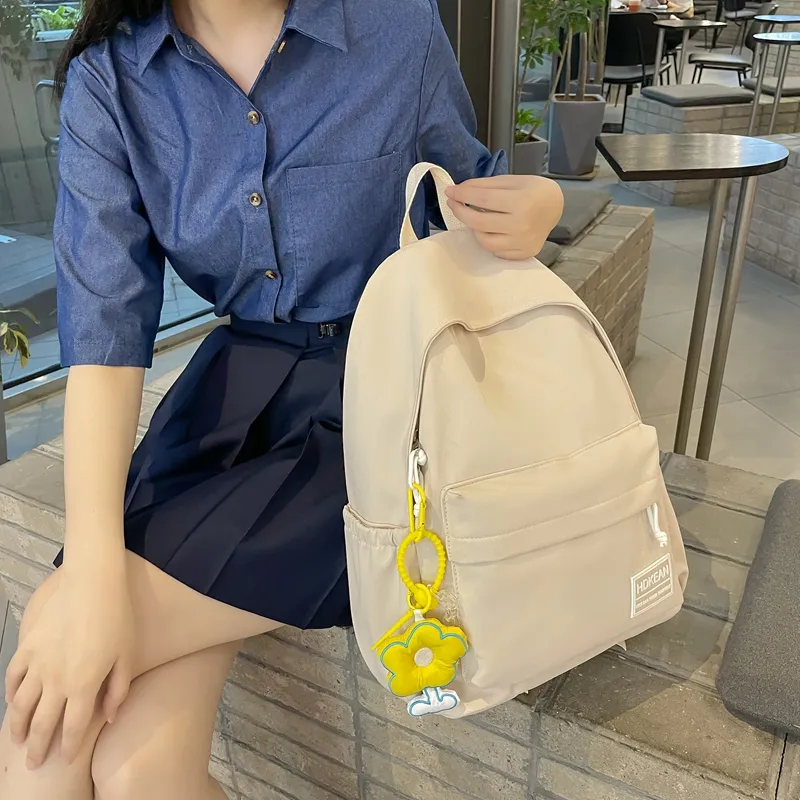 BAODIDAISHU Nylon Backpack Regular Unisex Multicolor-7