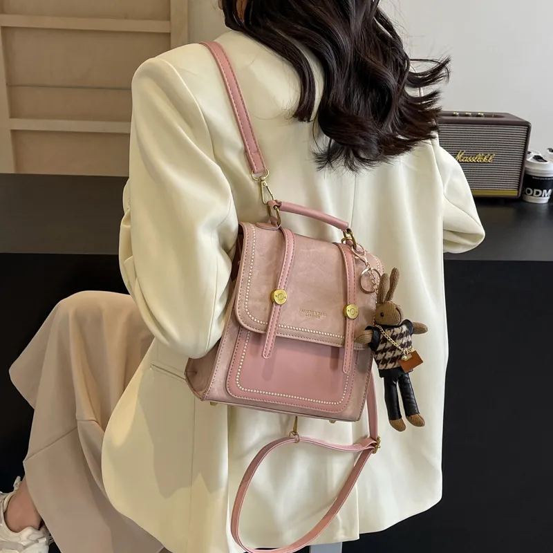 HCXK PU Backpack Regular Women's Multicolor-30