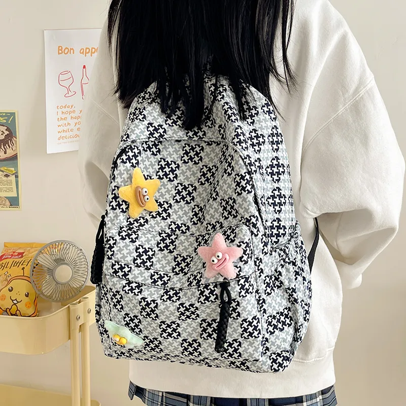 BAODIDAISHU Nylon Backpack Laptop Bags Backpacks Regular Women's Multicolor-3