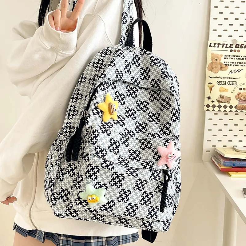 BAODIDAISHU Nylon Backpack Laptop Bags Backpacks Regular Women's Multicolor-4