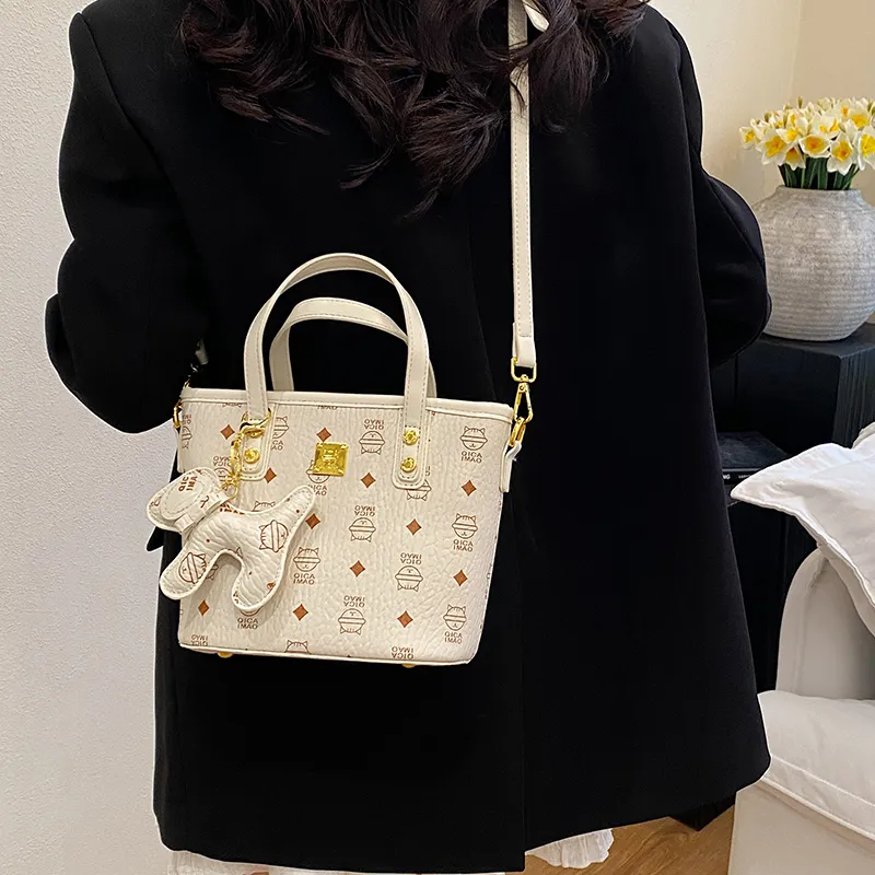 BAODIDAISHU PU Handbag Women's Ecru/Beige/Yellow/Pink-1