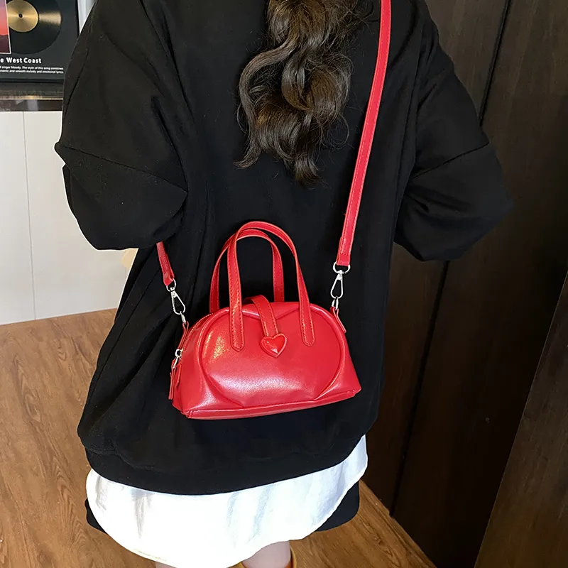 BAODIDAISHU PU Shoulder Bag, Crossbody Bag, Handbag Regular Women's Red Blue/Yellow Black/White-3