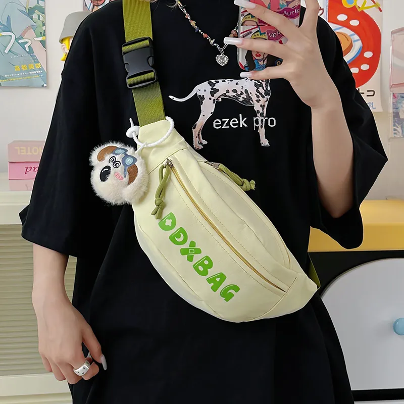 BAODIDAISHU Nylon Sling Bag Unisex Multicolor-21