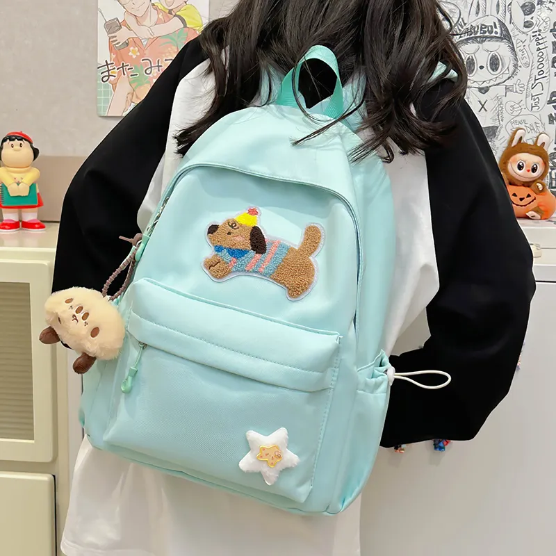 BAODIDAISHU Nylon Backpack Regular Women's Multicolor-28