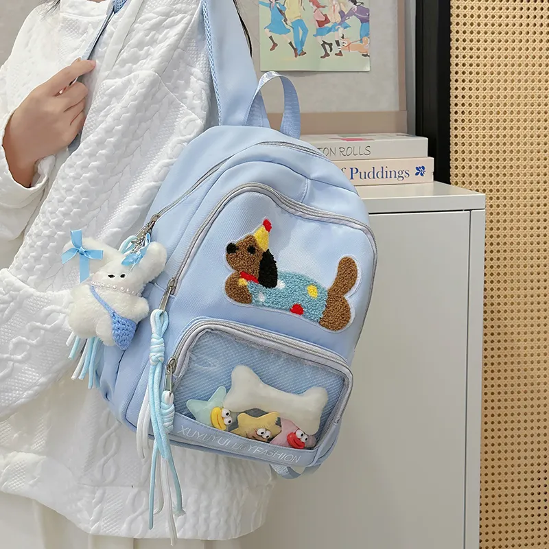 BAODIDAISHU Polyester Backpack Medium Size Women's Multicolor-25