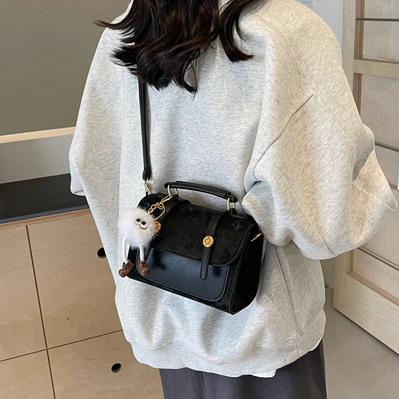 BAODIDAISHU PU Crossbody Bag Regular Women's Black Pink Khaki Ecru-20