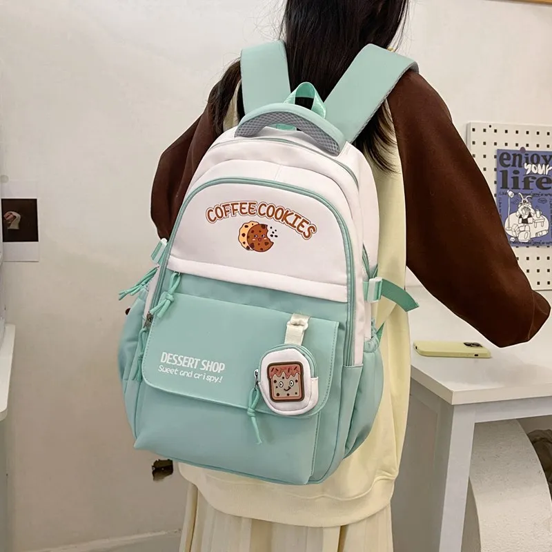 BAODIDAISHU Nylon Backpack Computer Backpack Unisex Multicolor-16