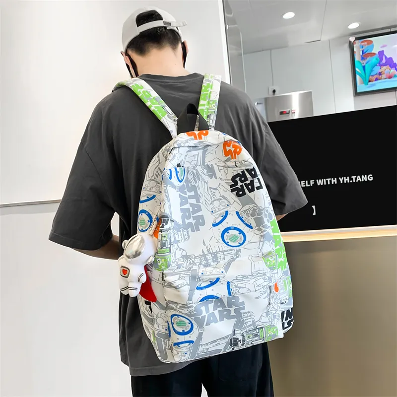 BAODIDAISHU Nylon Backpack Laptop Bag Backpack Unisex Multicolor-13