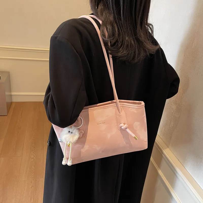 BAODIDAISHU PU Crossbody Shoulder Bags Women's Ecru/Pink/Black/Brown-9