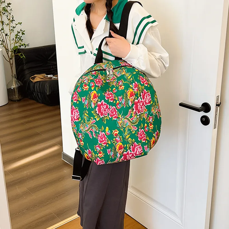 BAODIDAISHU Nylon Fabric Laptop Backpack Unisex Multicolor-8