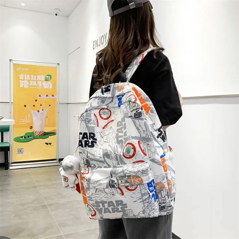 BAODIDAISHU Nylon Backpack Laptop Bag Backpack Unisex Multicolor-5