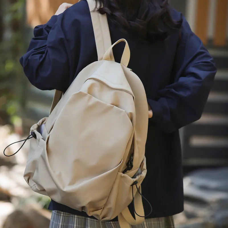 BAODIDAISHU Nylon Backpack Regular Unisex Multicolor-11