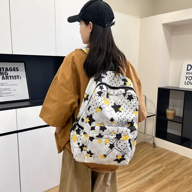 BAODIDAISHU Nylon Backpack Unisex Multicolor-20