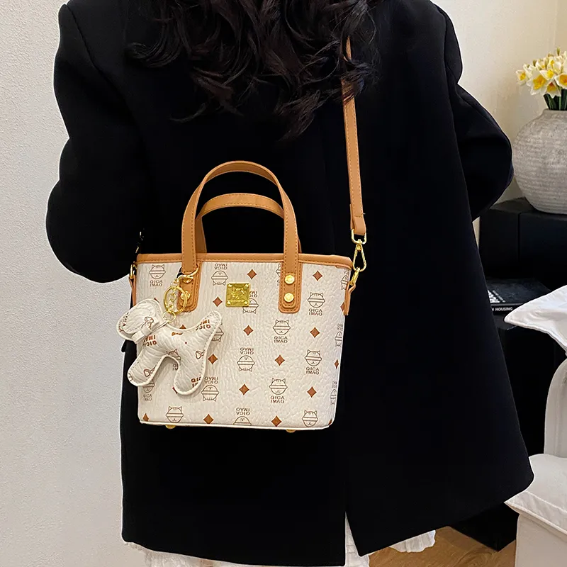 BAODIDAISHU PU Handbag Women's Ecru/Beige/Yellow/Pink-7