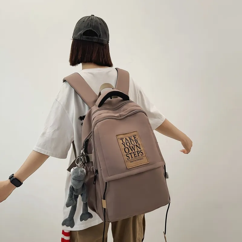 BAODIDAISHU Nylon Travel Backpack Laptop Bag Regular Unisex Multicolor-16